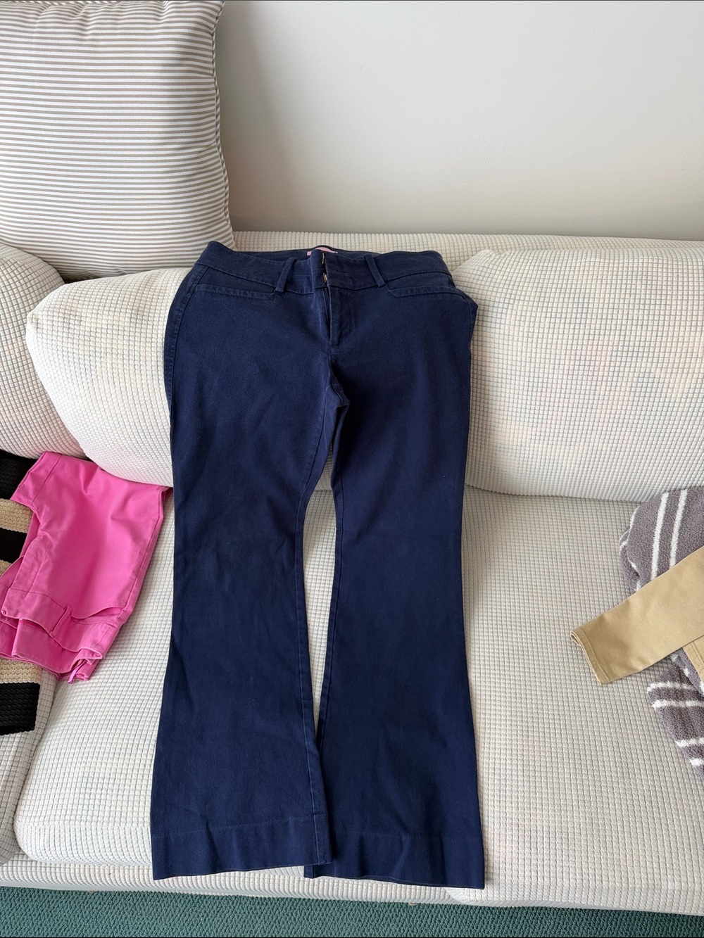 Lilly Pulitzer Navy Flare Jeans